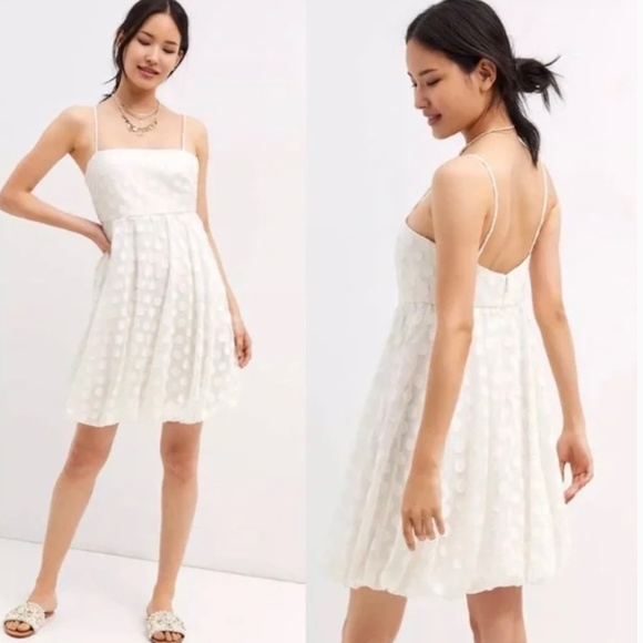 Anthropology white bubble dress - Picture 6 of 8